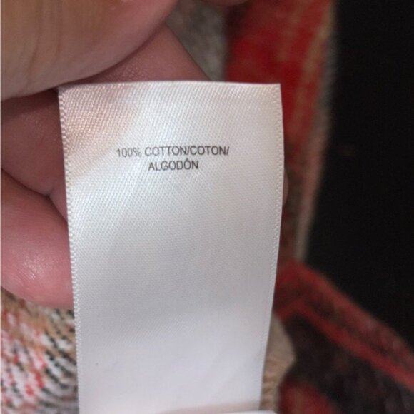 Lucky Brand Women’s Medium Plaid Unisex Red Black Plaid Jacket Autumn - Picture 5 of 10